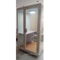 Glass soundproof booth for home office